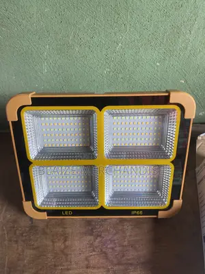 Solar Powered LED Flood Lights With Hanging Hook USB Rechargeable