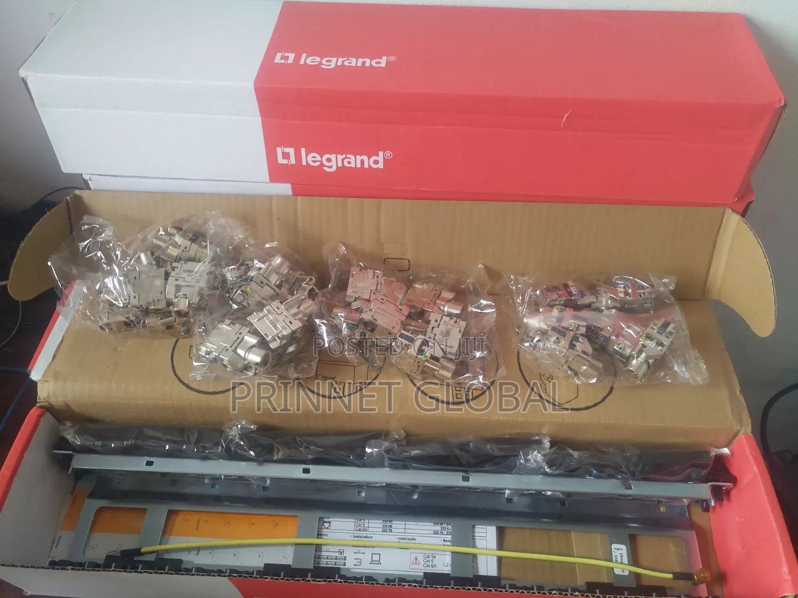 Legrand 24port Cat6A Shielded S/FTP Patch Panel