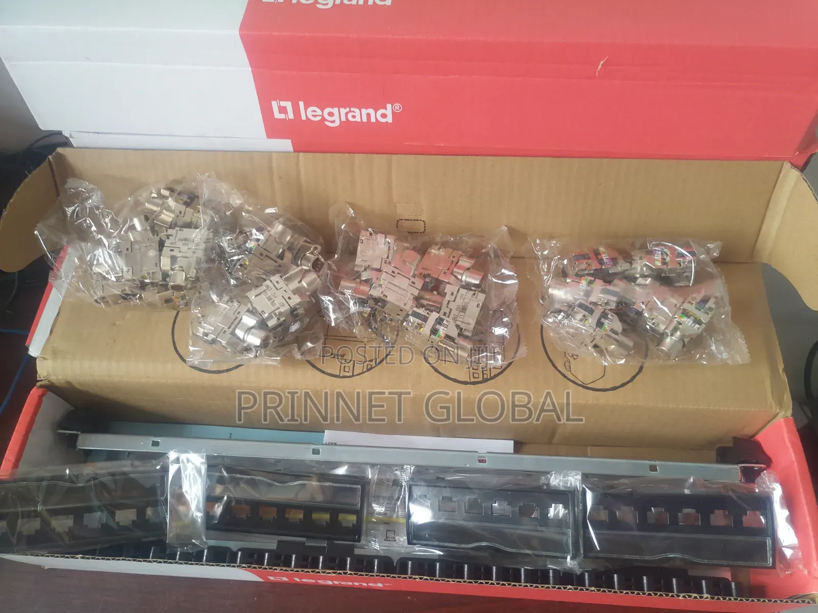Legrand 24port Cat6A Shielded S/FTP Patch Panel
