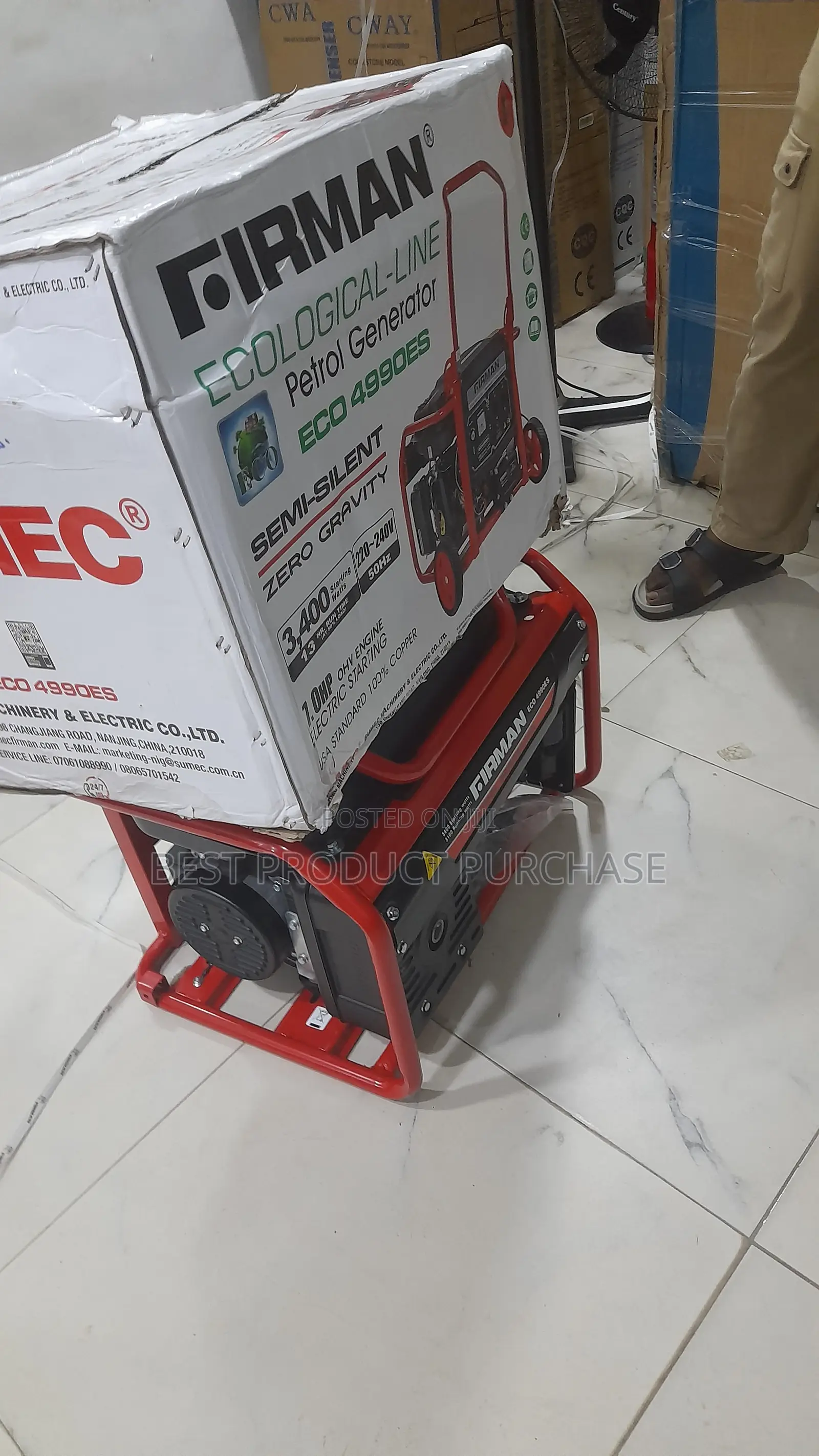 Executive Choice Firman ECO 4990ES 3.4KW Generator