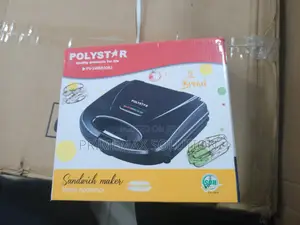 Family Breakfast Made Simple: Polystar 2-Slice Sandwich Maker