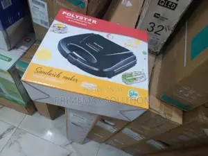 750W Powerhouse: Polystar Dual Face Non-Stick Sandwich Maker
