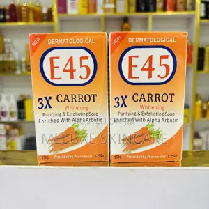E45 3x Carrot Whitening Soap
