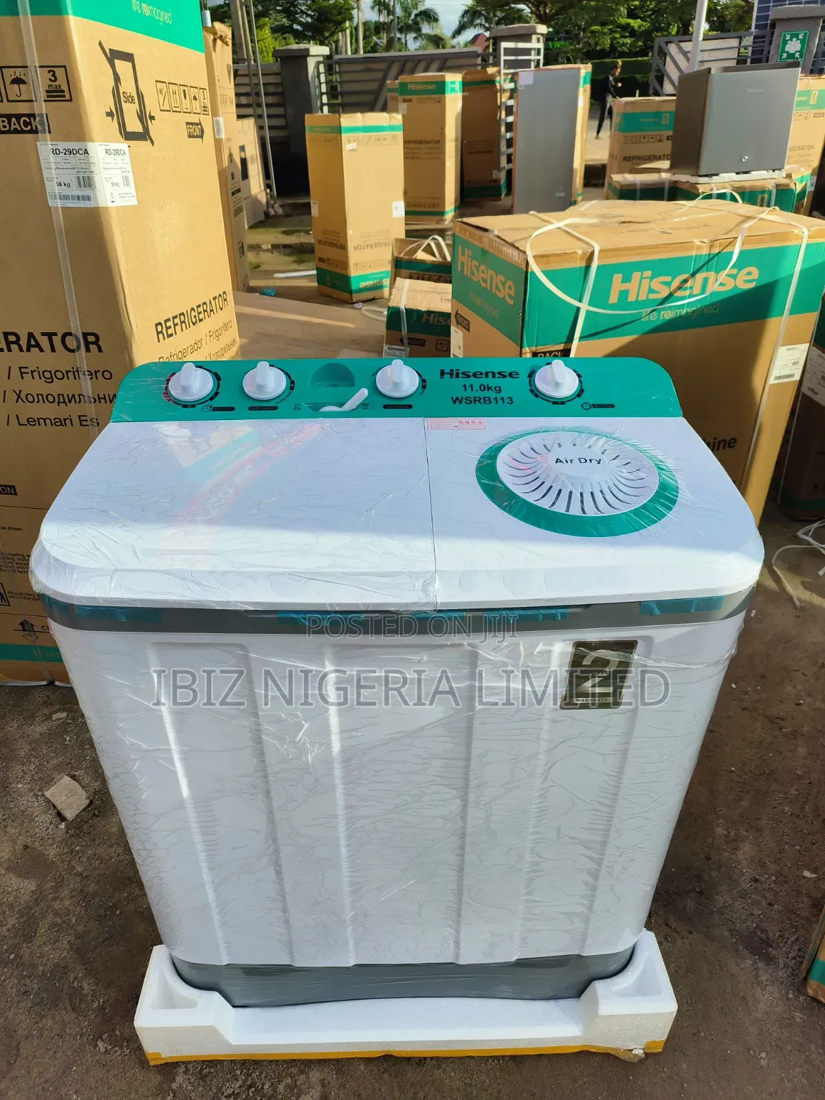 Hisense 11.0KG Manual Washing Machine (Twin Hub)