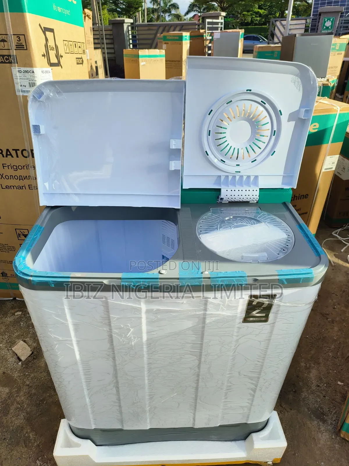 Hisense 11.0KG Manual Washing Machine (Twin Hub)