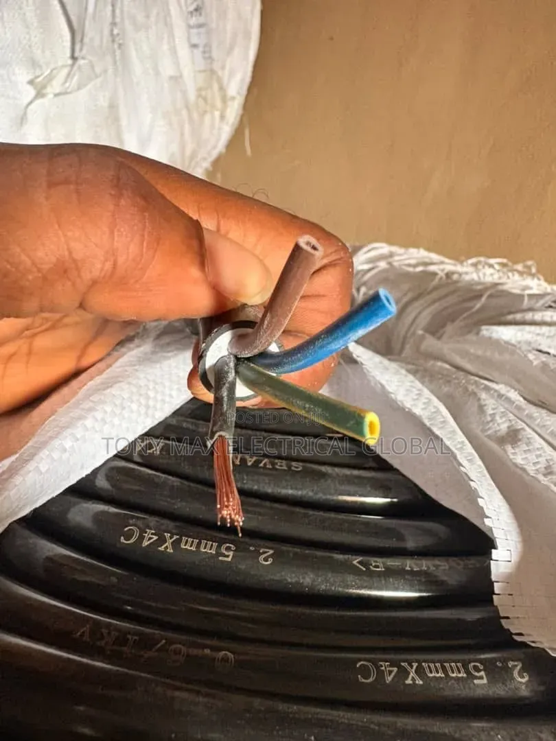 2.5mm 4core Electric Cable Flexible Original Cooper