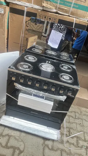 Bruhm Standing Gas Cooker 5burna Automatic
