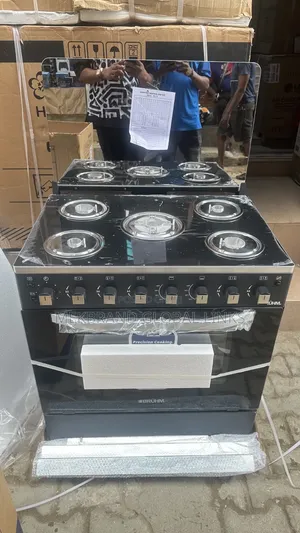 Bruhm Standing Gas Cooker 5burna Automatic