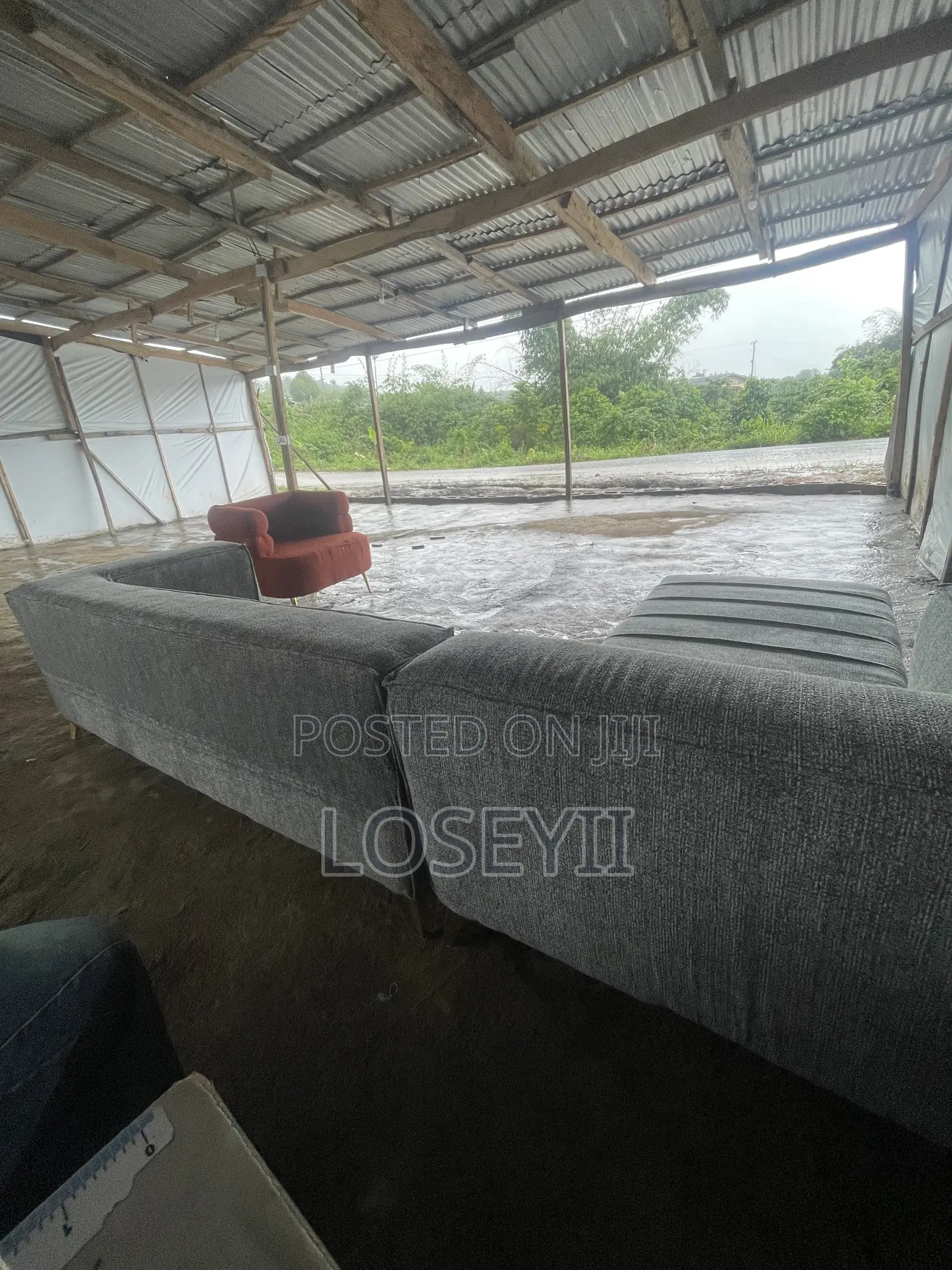 Premium L- Shape Sofa With a Single Couch