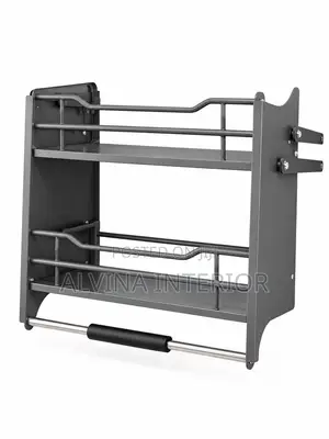 Pull Down Unit. GLASS/ WIRE