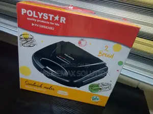 Indicator Light Ready: Polystar 2 Face Non-Stick Toaster