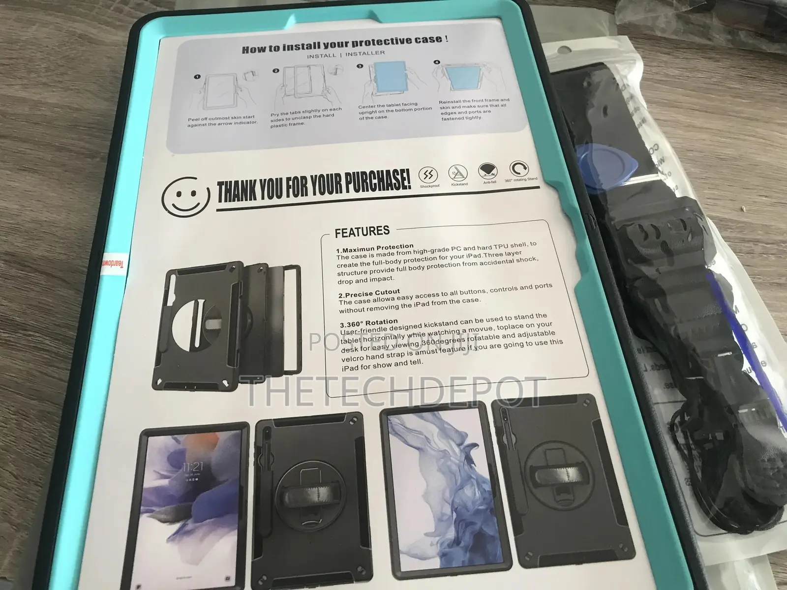 Miesherk Samsung Galaxy Tab S9 Plus Case