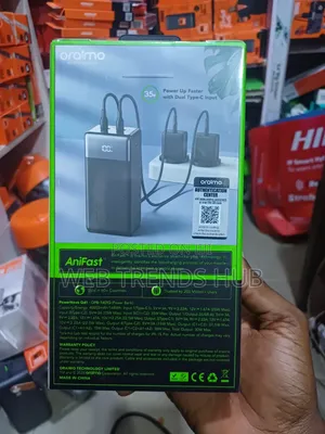 Oraimo 40000mAh Power Bank (OPB-7401Q) - 35W Dual Type-C in Out