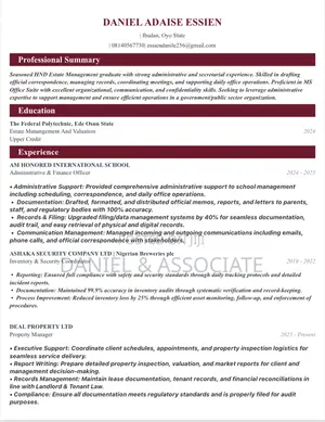 Store Keeper - Lagos Ibadan