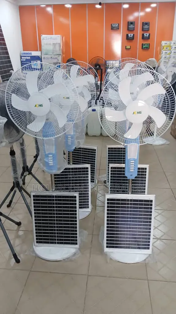 Solar AC DC Fan