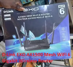 D-Link EXO AX1500 Mesh WiFi 6 Gigabit Wireless Router