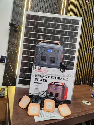 450W Backup Power Station With 100W Solar Panel