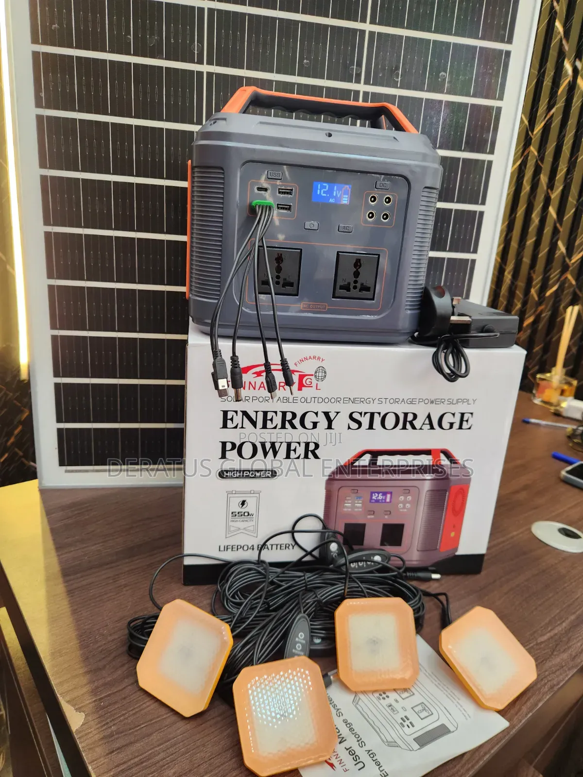 High Capacity 450W Solar Generator Kit