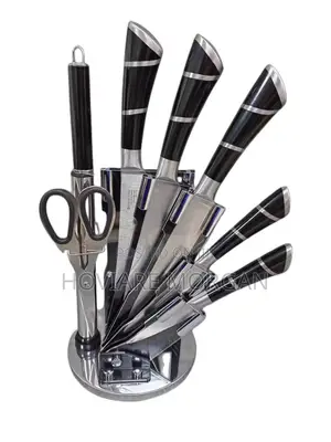 Haus Rolland Kitchen Knife Set With Sharpener