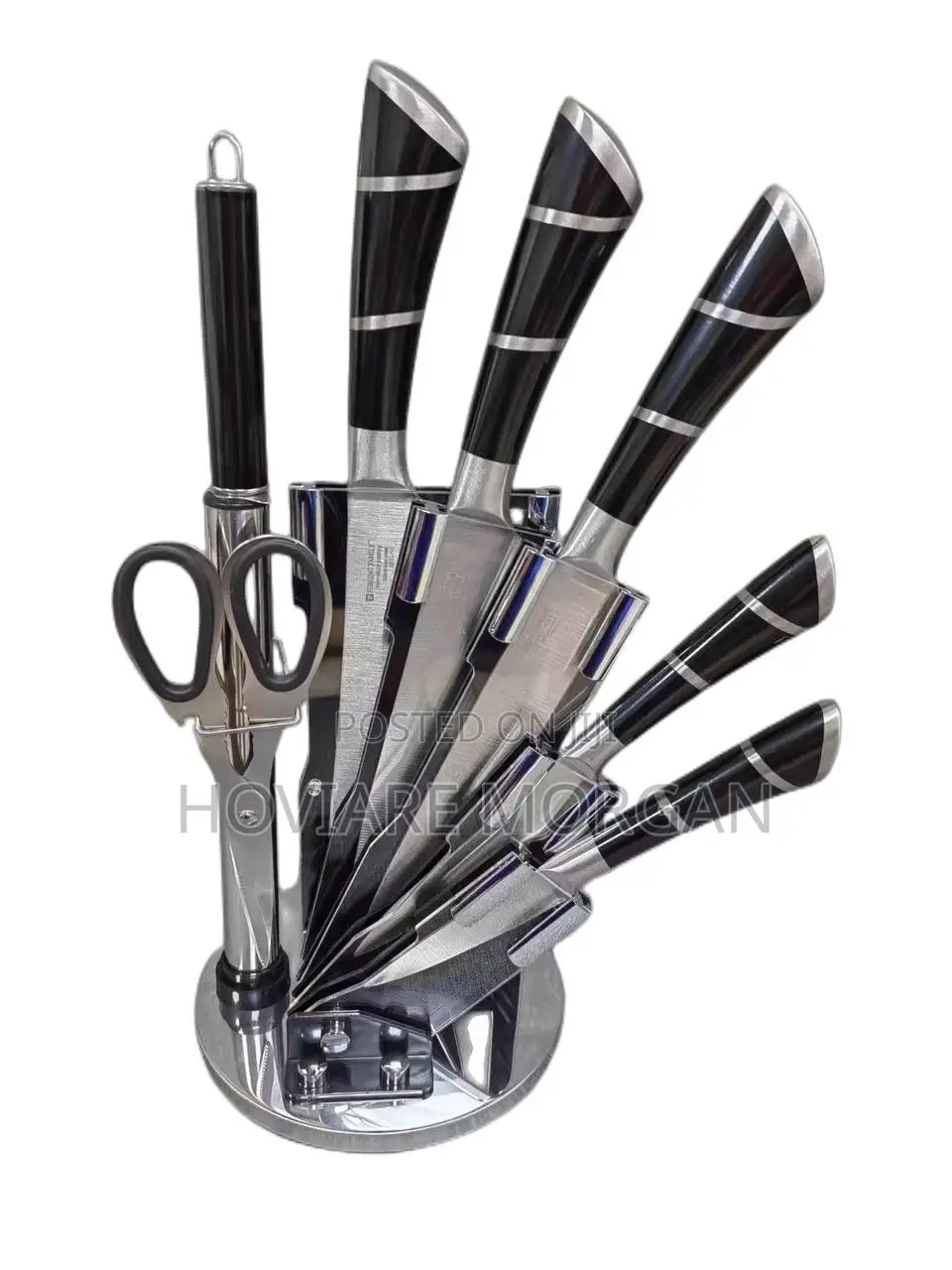 Haus Rolland Kitchen Knife Set With Sharpener