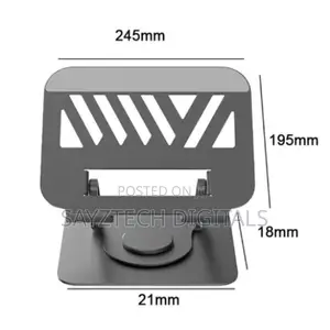 Rotating Laptop Stand for Desk Metal