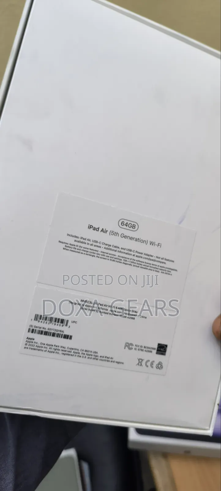 Apple iPad Air (2022) 64 GB Gray