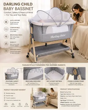 Darling Child Baby Bassinet