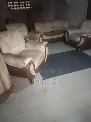 5-Set Chairs, Standing Mirror Raw Planks
