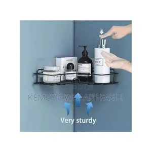 Bathroom/Toilet Iron Corner Shelf Rack