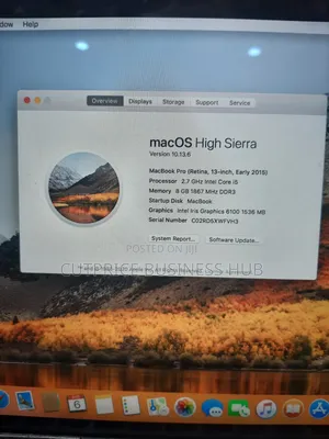 Laptop Apple MacBook Pro 2015 8GB Intel Core i5 HDD 128GB