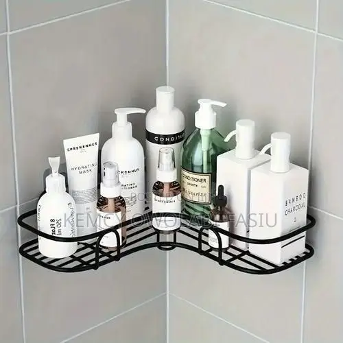 Bathroom/Toilet Iron Corner Shelf Rack