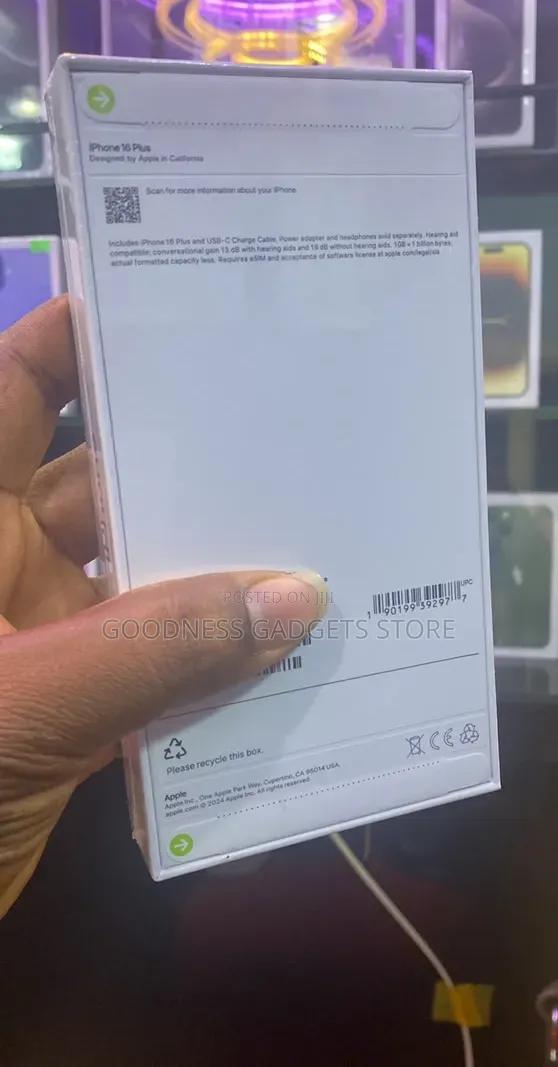 New Apple iPhone 16 Plus 128 GB Blue