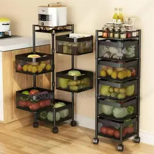 5 Layers Square Shape Fruit Basket