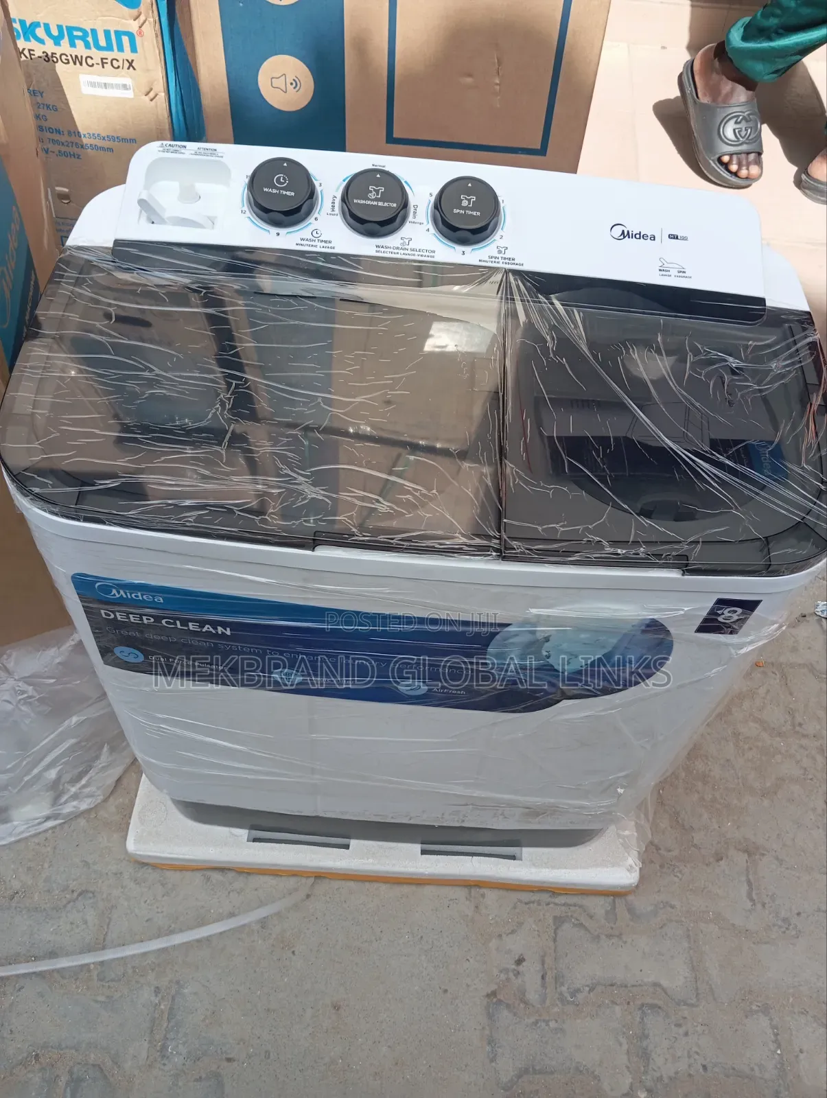 Midea Semi Automatic Washing Machine 8kg