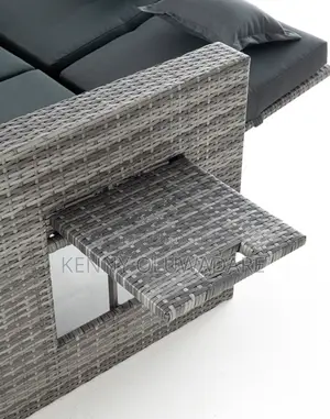 Luxury Rattan Multifunction Lounge Chair With Cushions