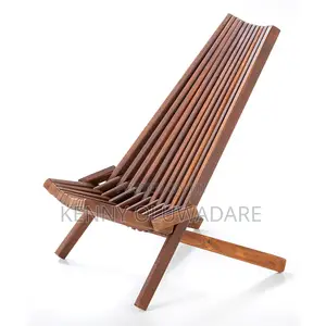 Premium Folding Acacia Wooden Lounge Chair