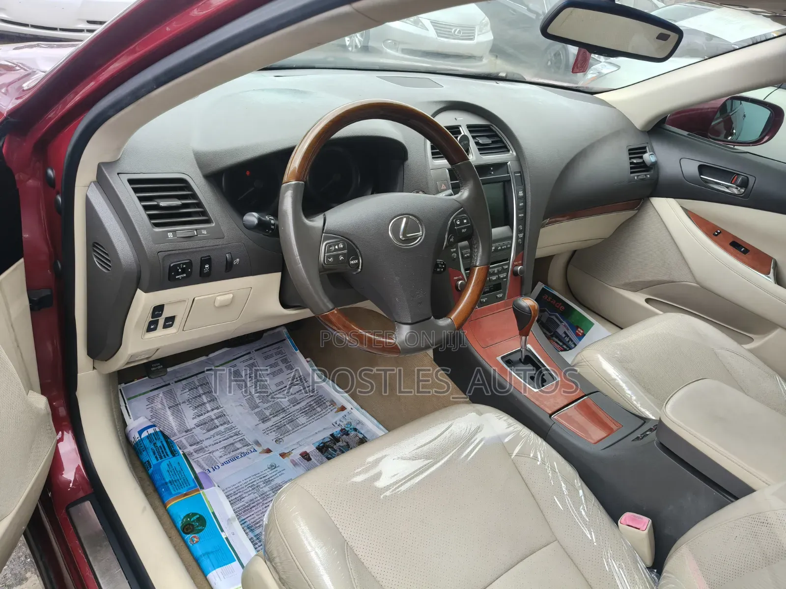 Lexus ES 2012 Red
