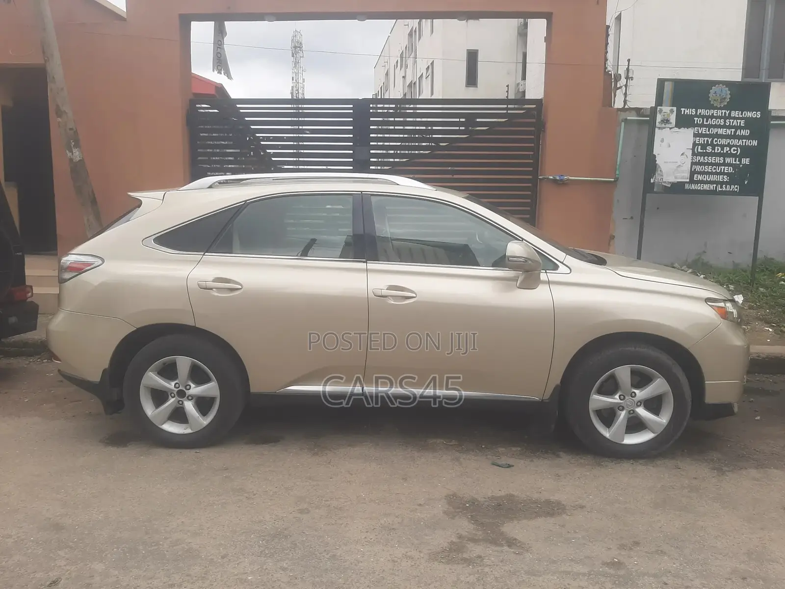Lexus RX 2012 Gold