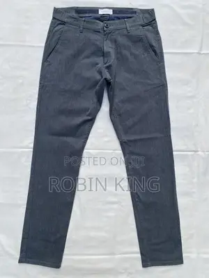 Esprit Charcoal Gray Slim Fit Chinos Trousers Size W32 L41