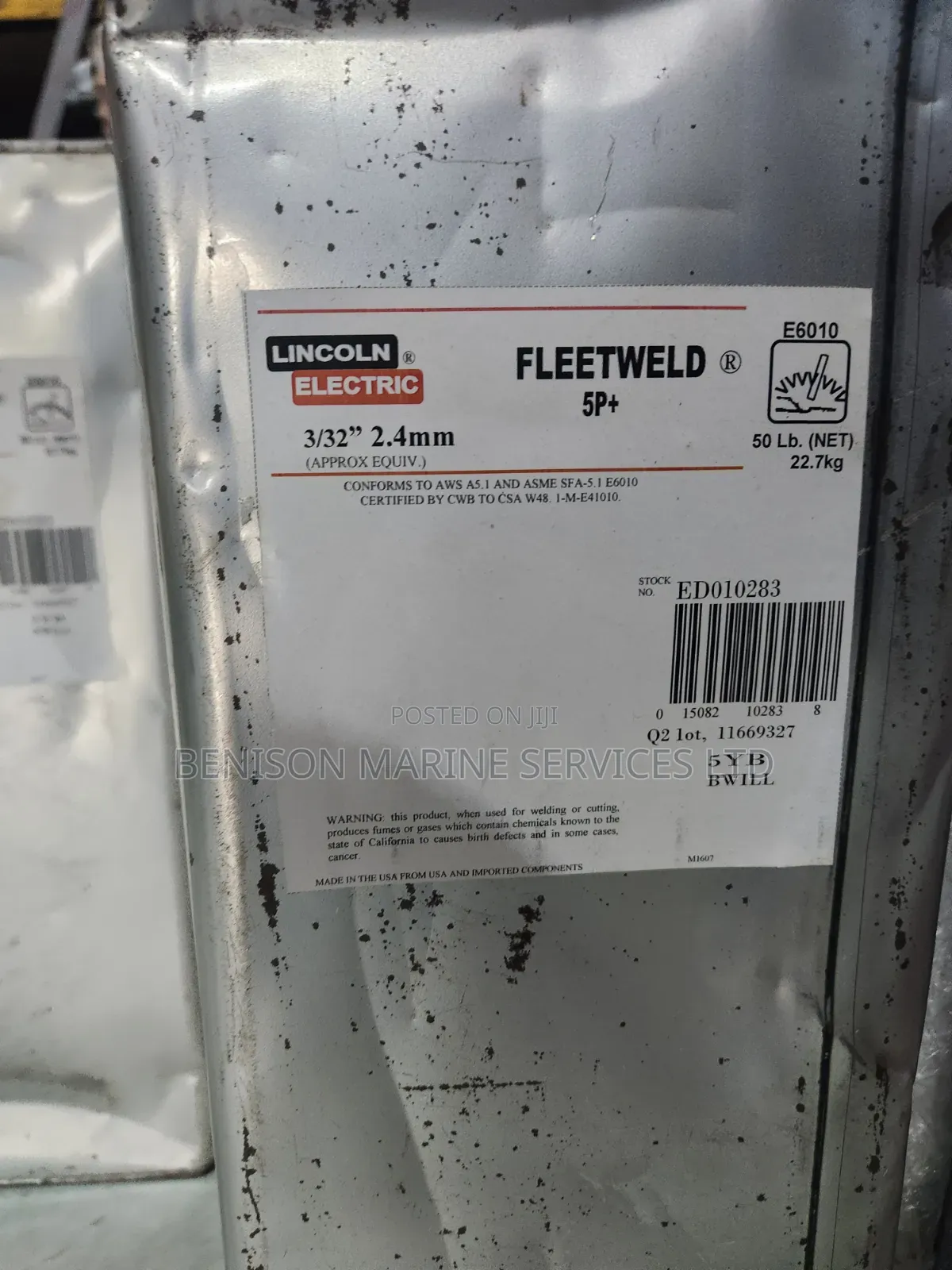 Lincoln Electrode Fleetweld 2.4mm E6010