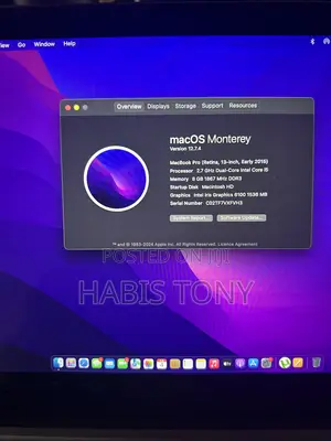 Laptop Apple MacBook Pro 2015 8GB Intel Core i5 SSD 256GB