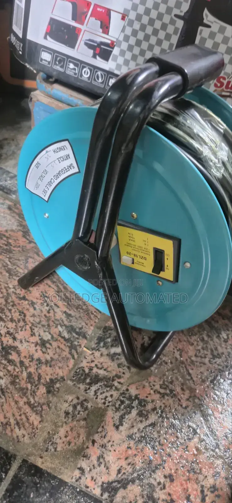 25mtrs Portable Extension Cable Reel