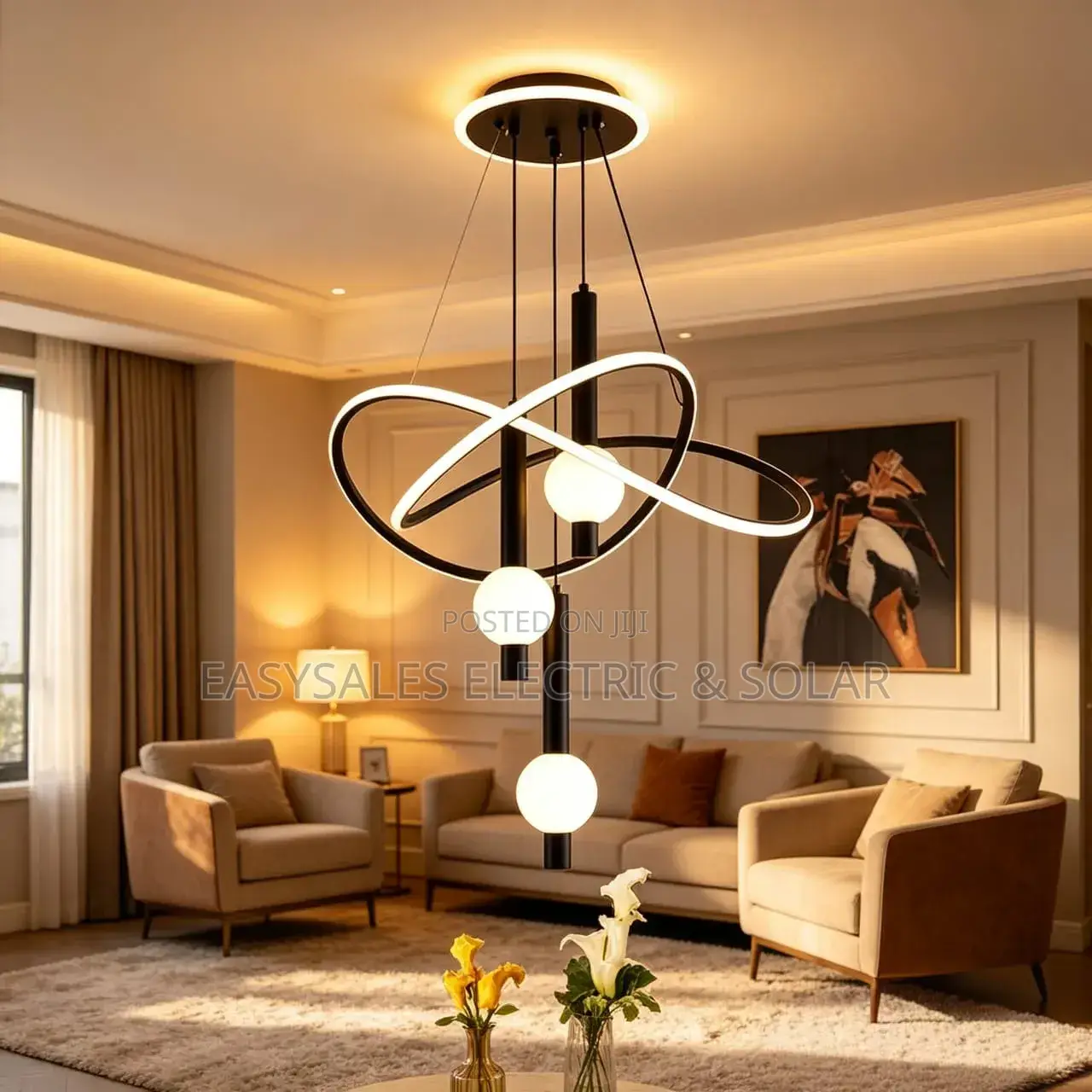 Dropping Chandelier Light