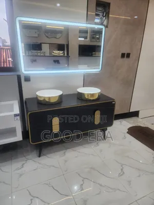 Foreign Double Bathroom Cabinet