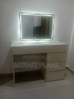 Dressing Table With LED Mirror