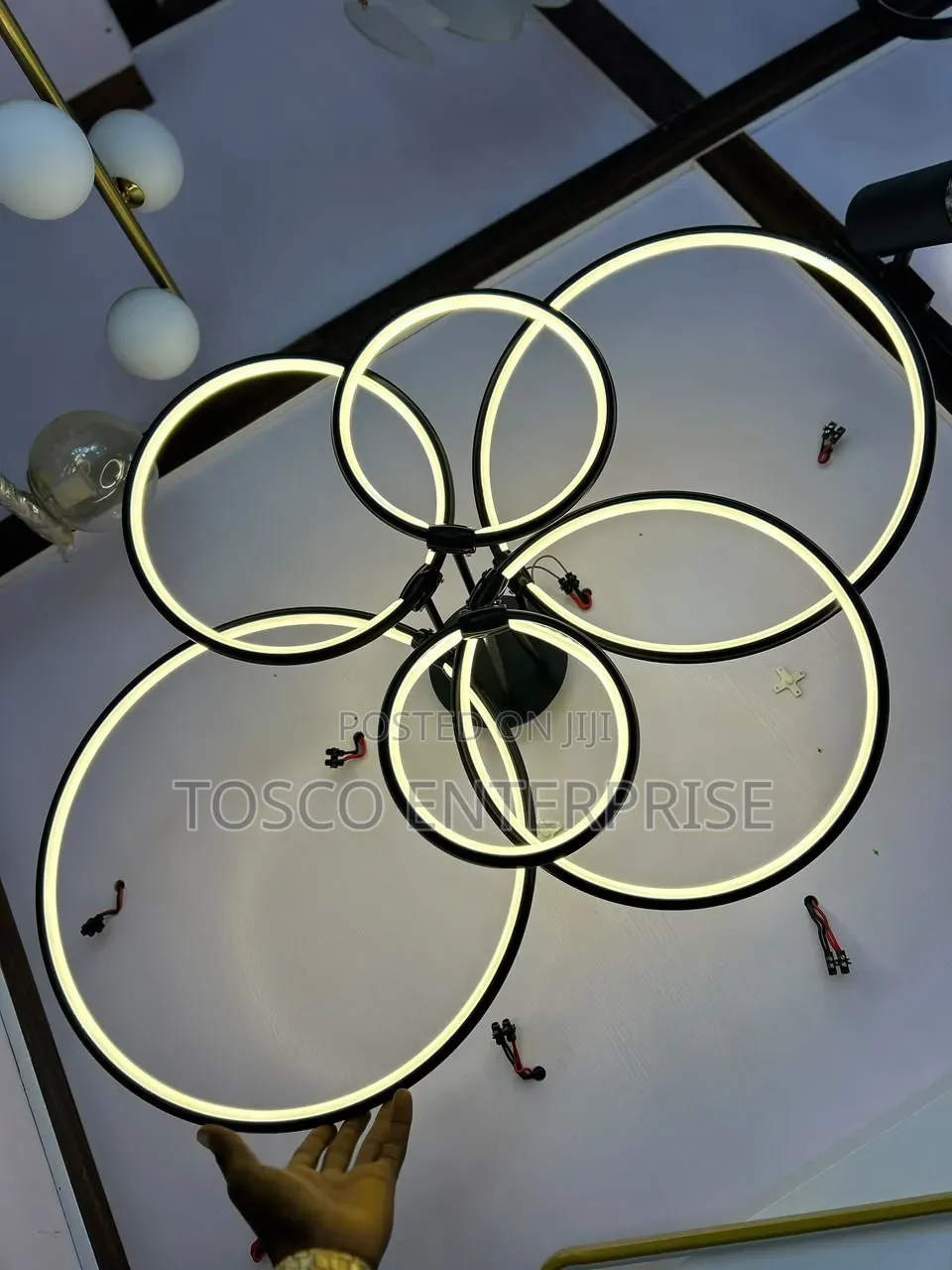 Modern LED Crystal Chandelier – Premium Ceiling Light