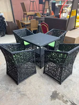 Luxury Outdoor Rattan Dining Set – 4 Seater
