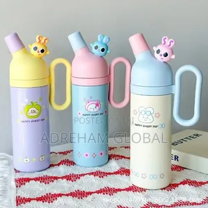 Kid's Dual-Use Vacuum Sipper Bottle
