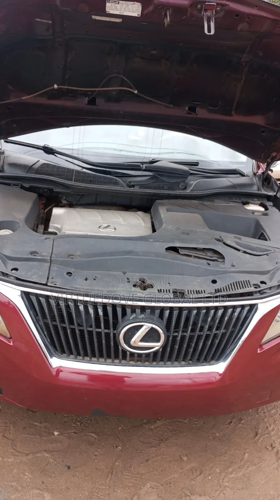 Lexus RX 2011 Red