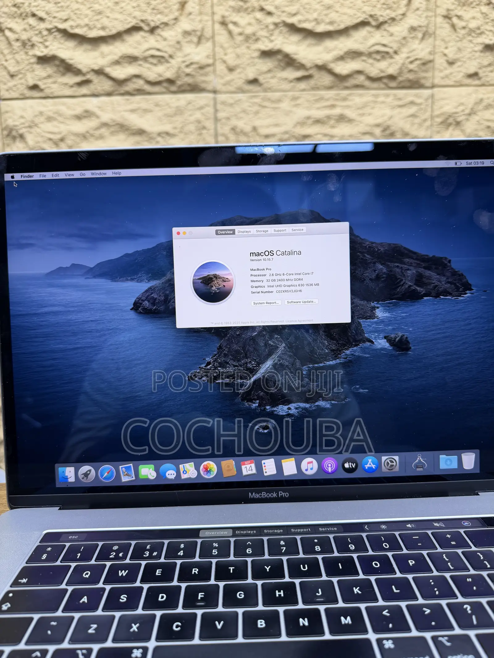 Laptop Apple MacBook 2018 32GB Intel Core i9 SSD 1T